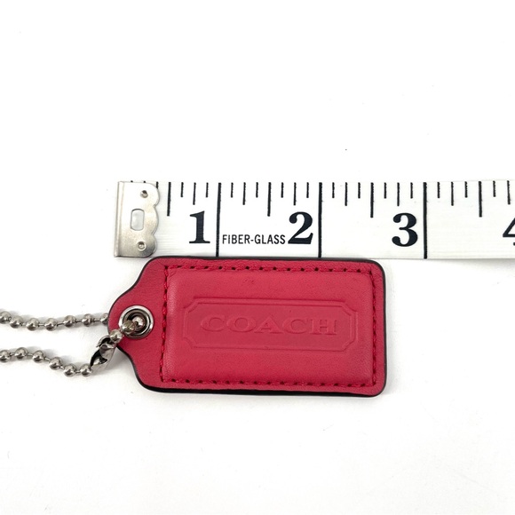 COACH Pink Large Leather Hang Tag Purse Accessory - Picture 3 of 3